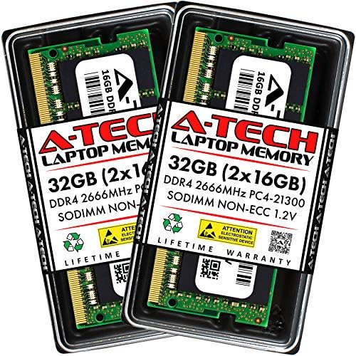A-Tech 32GB זיכרון RAM עבור HP Elitedesk 705 G5 Desktop Mini | DDR4 2666MHz PC4-21300 ללא ECC SO-DIMM